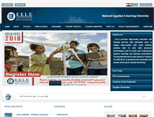 Tablet Screenshot of eelu.edu.eg